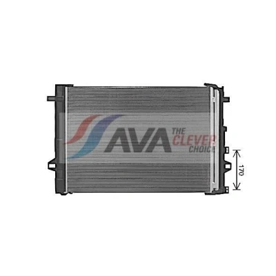 Imagem de PRASCO MS5716D Condensador com secador 13,8 Alumínio 628 R 134a MERCEDES BENZ: Classe A, B