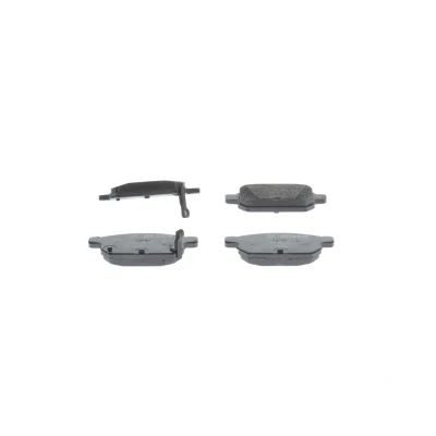 Imagem de BOSCH 0 986 495 301 Jogo de pastilhas para travão disco Baixo teor metálico com avisador sonoro desgaste instruções montagem