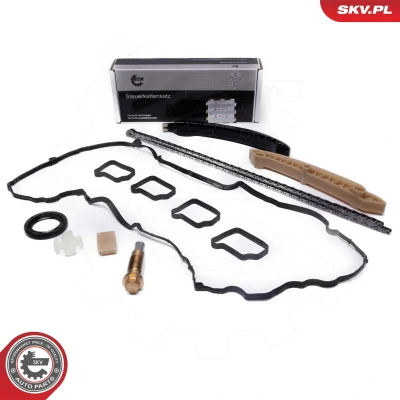 Imagem de ESEN SKV 21SKV263 Jogo de correntes distribuição com juntas sem carreto simples, Corrente roletes MERCEDES BENZ: Classe C T modell, SLK