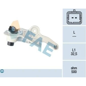 Imagem de FAE 79119 Gerador de Impulsos 2pólos CITROËN: Saxo Hatchback, Xsara Picasso, Carrinha, PEUGEOT: 206 106 II 307 SW