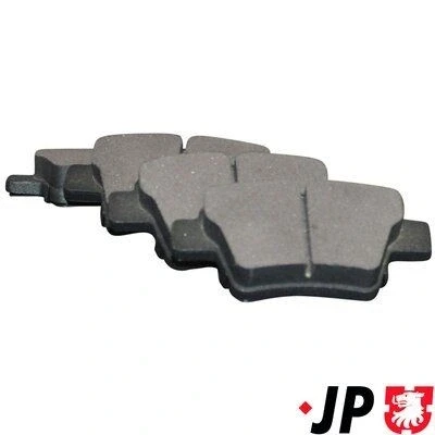 Imagem de JP GROUP 4163700410 Jogo de pastilhas para travão disco Eixo traseiro não preparado indicador aviso desgaste PEUGEOT: 207 Hatchback