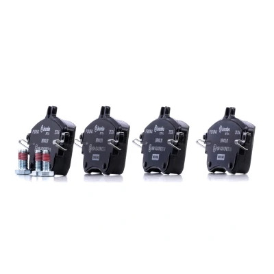 Imagem de BREMBO P 50 094X Jogo de pastilhas para travão disco preparado indicador aviso desgaste com parafusos pinça sem acessórios