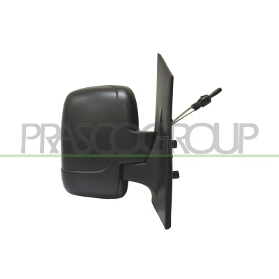Imagem de Espelho retrovisor Prasco FT9237053 à direita preto manual ajustável pelo interior, para funcionamento de 2 espelhos PEUGEOT: Partner II Van