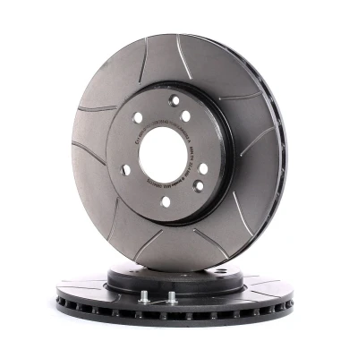 Imagem de BREMBO MAX LINE 09.8411.75 Disco de travão 288 25 5 interior ventilado, fendido revestido alto carbono com parafusos MERCEDES BENZ: SLK