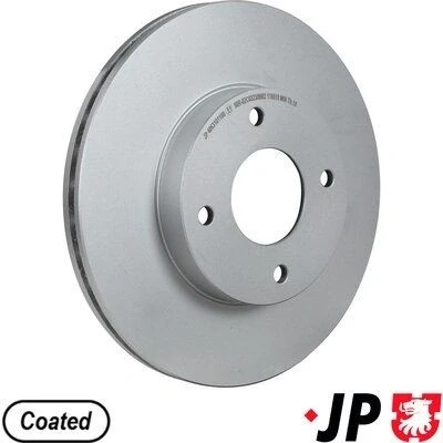 Imagem de JP GROUP 4063101100 Disco de travão Eixo dianteiro 280 22 4 ventilado revestido NISSAN: Almera II Hatchback, Primera Sedan, 200SX
