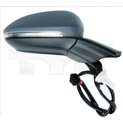 Imagem de Espelho retrovisor Tyc 337 0245 à direita com subcapa para regulação eléctrica dos espelhos, convexo, aquecível, dobrável electricamente, memória