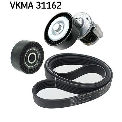 Imagem de SKF VKMA 31162 Jogo de correias trapezoidais estriadas AUDI: A4 B8 Sedan, A5 Sportback, Avant
