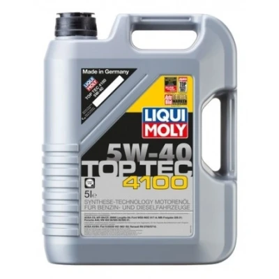 Imagem de Óleo de motor liqui moly top tec 4100 5w 40 5l