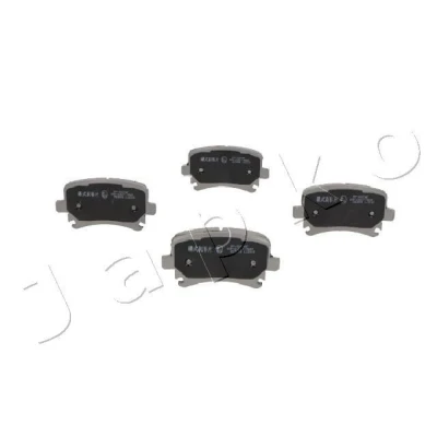 Imagem de JAPKO 510007 Jogo de pastilhas para travão disco Eixo traseiro preparado indicador aviso desgaste VOLKSWAGEN: GOLF 5, 6