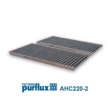 Imagem de PURFLUX AHC220 2 Filtro, ar do habitáculo Filtro de carvão ativado 224 111 29 HONDA: Civic 7 Hatchback, Limousine, Stream I