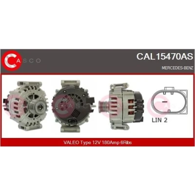Imagem de CASCO CAL10255AS Alternador 12V 150A VOLKSWAGEN: Touareg I, Transporter 5