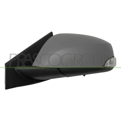 Imagem de Espelho retrovisor Prasco RN0867334 esquerda com subcapa elétrico aquecível, memória, dobrável electricamente, tom azul, não esférico