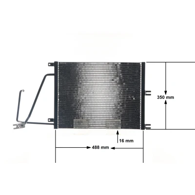 Imagem de MAHLE ORIGINAL AC 226 000S Condensador sem secador 500mm