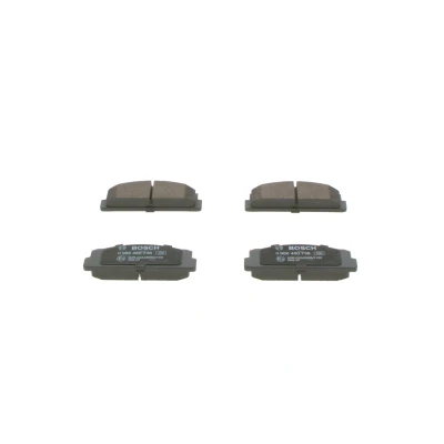 Imagem de BOSCH 0 986 460 736 Jogo de pastilhas para travão disco Baixo teor metálico com chapa anti ruído FIAT: 124 Sedan, 127 Hatchback, 128 Coupe