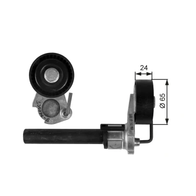 Imagem de GATES FleetRunner Micro V Kit T39087 Polia Tensora VOLKSWAGEN: Passat B6 Sedan, Scirocco III, Variant, AUDI: A3 Sportback
