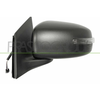 Imagem de Espelho retrovisor Prasco MB1007314 esquerda preto elétrico convexo, sem cor MITSUBISHI: Mirage / Space Star Hatchback