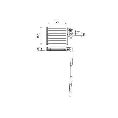 Imagem de VALEO 811510 Radiador Quente FORD: FIESTA 6