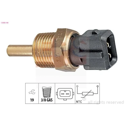 Imagem de EPS 1.830.144 Sensor de Temperatura do Óleo 3/8 GAS Made in Italy OE Equivalent