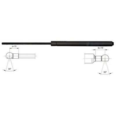 Imagem de METZGER 2110340 Amortecedor da mala 670N 274mm AUDI: 80 B3