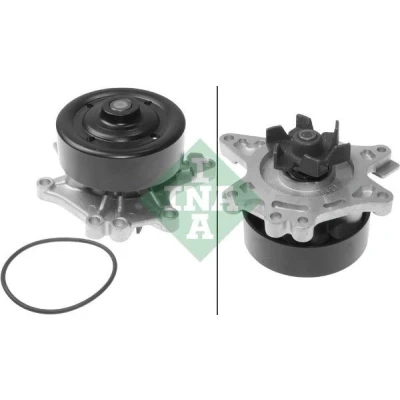 Imagem de INA 538 0548 10 Bomba de água com polia para accionamento da correia trapezoidal estriada TOYOTA: Auris Hatchback, Avensis II Station Wagon