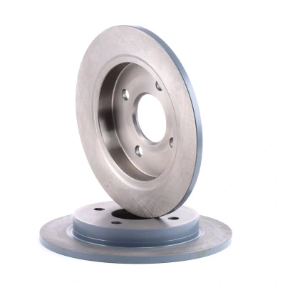 Imagem de FEBI BILSTEIN 05652 Disco de travão Eixo traseiro 253 10 4 108 cheio revestido FORD: FIESTA 6, Focus Mk1 Hatchback, 5