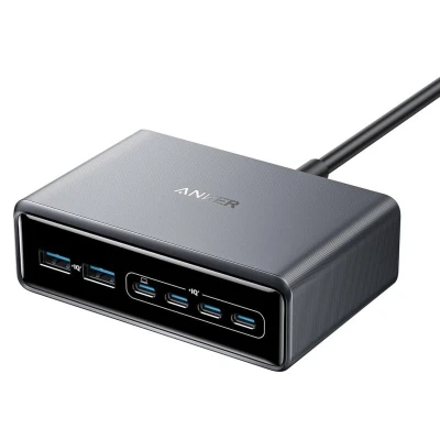 Imagem de Anker Prime Charger Estação de Carga 6 Portas USB C GaN 200W