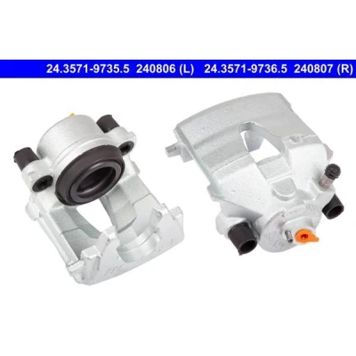Imagem de ATE 24.3571 9735.5 Pinça de travão sem suporte VOLKSWAGEN: Golf 7, AUDI: A3 Sportback, SEAT: Leon III Hatchback