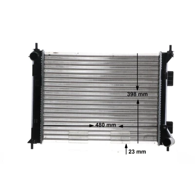 Imagem de MAHLE ORIGINAL CR 2108 000S Radiador, arrefecimento do motor 480 398 23 Aletas de refrigeração unidas mecanicamente KIA: Venga
