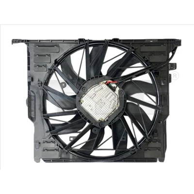 Imagem de TYC 803 0022 ventilador de radiador 494 850 com estrutura do (caixilho) BMW: 5 Touring