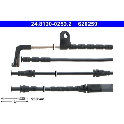 Imagem de ATE 24.8190 0259.2 Sensor de Desgaste Pastilha Freio BMW: X6