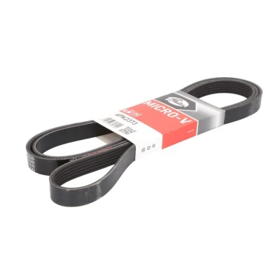 Imagem de GATES Micro V 6PK2373 Correia trapezoidal estriada 2373 6 Poliéster, EPDM (borracha de etileno propileno dieno) VOLKSWAGEN: Passat B5 Sedan