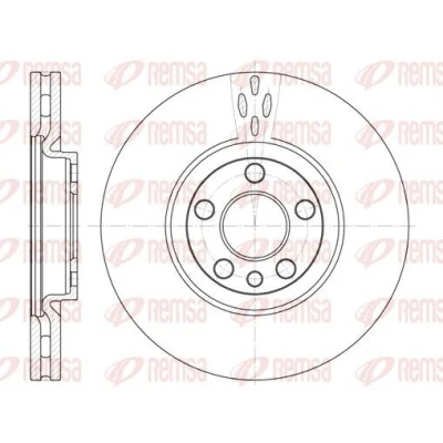 Imagem de REMSA 6658.10 Disco de travão Eixo dianteiro 285, 285 28 5 ventilado CITROËN: Jumpy I Van, C8, MERCEDES BENZ: SL Cabrio, PEUGEOT: Expert 807