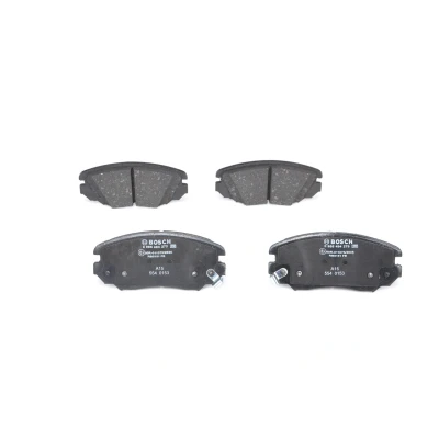 Imagem de BOSCH 0 986 494 279 Jogo de pastilhas para travão disco Baixo teor metálico com avisador sonoro desgaste chapa anti ruído