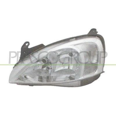 Imagem de PRASCO OP0304903 Farol Principal à direita H7/H7 sem motor de regulação do alcance dos faróis OPEL: Corsa C Hatchback, С Van