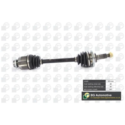 Imagem de BGA DS3605 Articulação, veio de transmissão Eixo dianteiro, lado direito