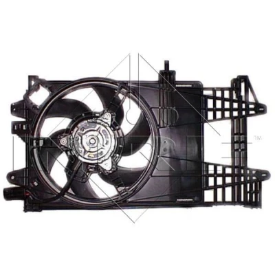 Imagem de NRF 47249 ventilador de radiador 315 12 160 com estrutura do (caixilho) FIAT: Punto II Hatchback