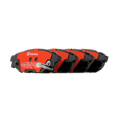 Imagem de BREMBO P 78 020X Jogo de pastilhas para travão disco com avisador sonoro desgaste sem acessórios SUBARU: Impreza III Hatchback, Forester IV