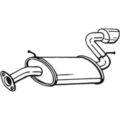Imagem de BOSAL 128 005 Panela de escape traseira