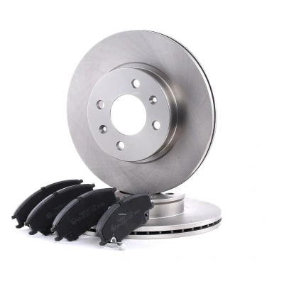 Imagem de MAPCO 47514 Kit de travões Eixo dianteiro ventilado com avisador sonoro desgaste HYUNDAI: Getz