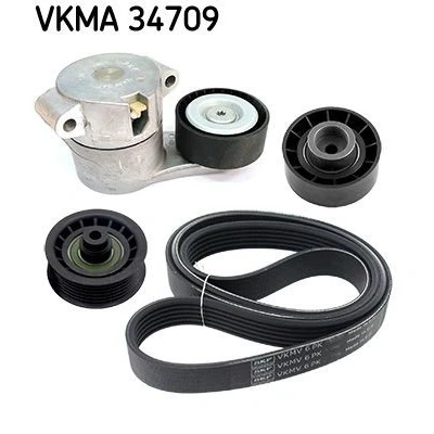 Imagem de SKF VKMA 34709 Jogo de correias trapezoidais estriadas FORD: Transit Mk6 Van, Minibus