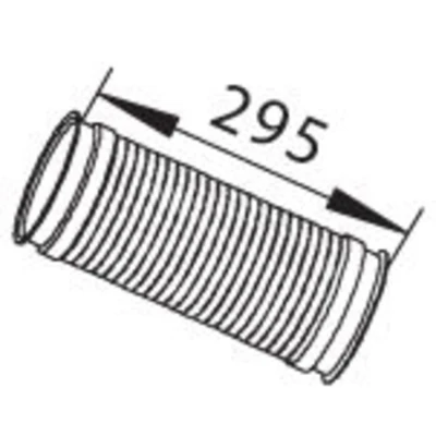 Imagem de DINEX 68092 Tubo de escape 295 à frente 126,4 Euro 5