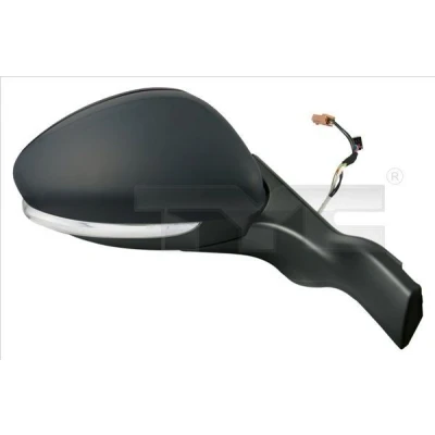 Imagem de Espelho retrovisor Tyc 326 0165 à direita preto ajuste: por cabo de aço, convexo, com sensor temeperatura PEUGEOT: 208 I Hatchback endado, norauto,