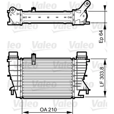 Imagem de VALEO 818251 Intercooler Alumínio RENAULT: CLIO 3