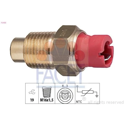 Imagem de FACET 7.3132 Sensor da Temperatura do Líquido de Refrigeração Made in Italy OE Equivalent FIAT: Cinquecento