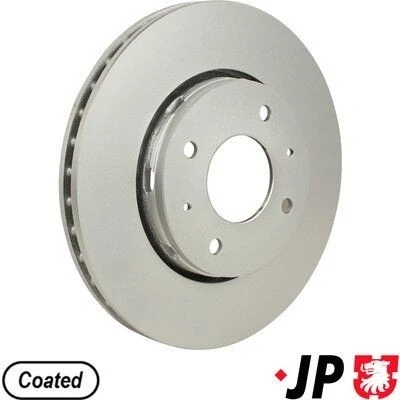 Imagem de JP GROUP 3963101000 Disco de travão Eixo dianteiro 281 24 4 ventilado revestido VOLVO: S40 I, V40 Carrinha, MITSUBISHI: Carisma Hatchback