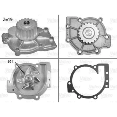 Imagem de VALEO 506325 Bomba de água com juntas tampa VOLVO: XC60 I, S60 S80 II, RENAULT: LAGUNA 1 Grandtour, 1, FORD: MONDEO 4 Stufenheck
