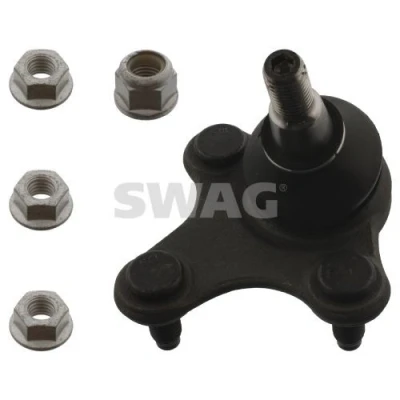 Imagem de SWAG 30 94 0669 Rótula de suspensão Eixo dianteiro, lado direito, em baixo com porca autoblocante para braço transversal VOLKSWAGEN: Golf 7