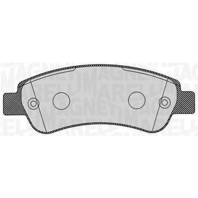 Imagem de MAGNETI MARELLI 363916060191 Jogo de pastilhas para travão disco FIAT: Ducato III Van, Camião plataforma / Chassis