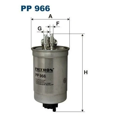 Imagem de Filtro de combustivel filtron pp966