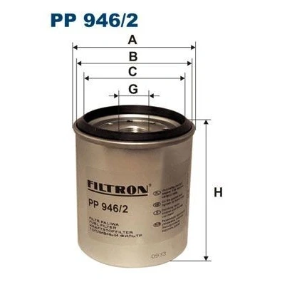 Imagem de Filtro de combustivel filtron pp946/2